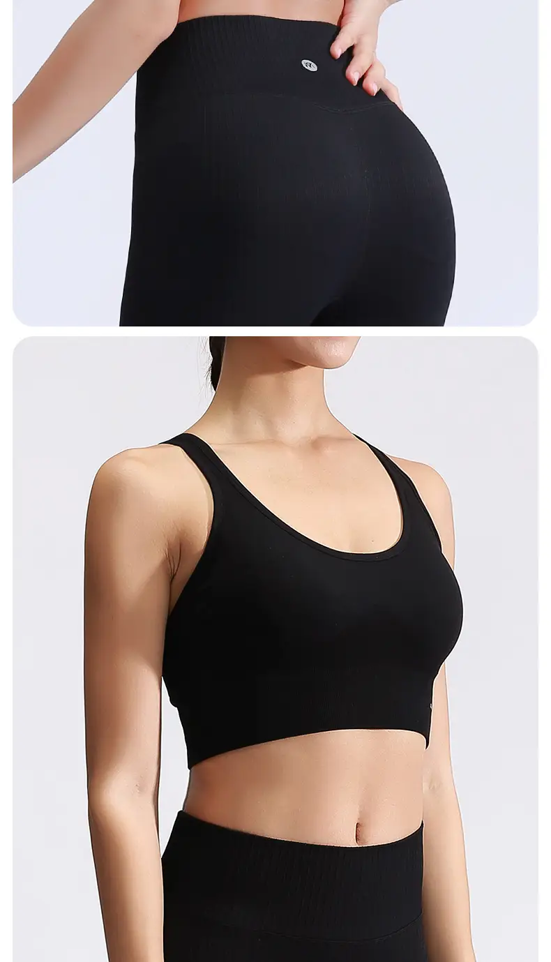 RUXI Ruxi Sports Underwear Women's Shock-proof Running Gather-up Shaping Yoga Vest Fitness Bra Outer Wear — feature 32