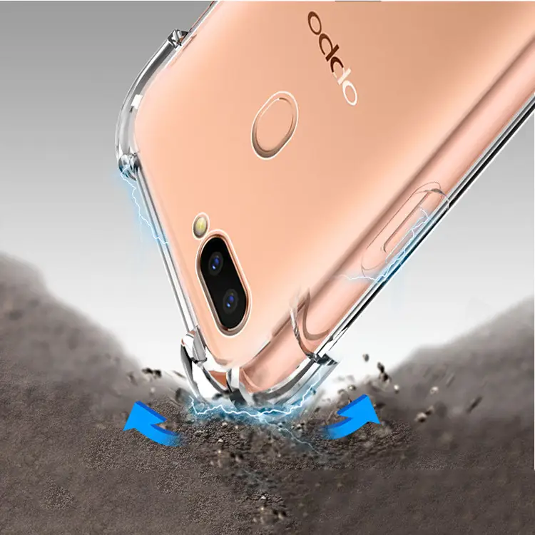 Oppo Phone Case Anti-Drop Rose Gold 360° - Image 5