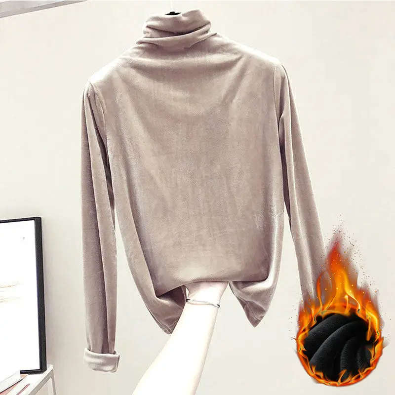 Women Fleece Lined Double-Sided Sweater Winter Top - Image 2