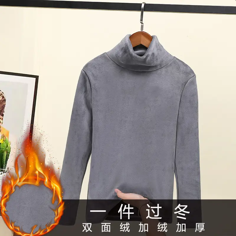 Women Fleece Lined Double-Sided Sweater Winter Top - Image 17