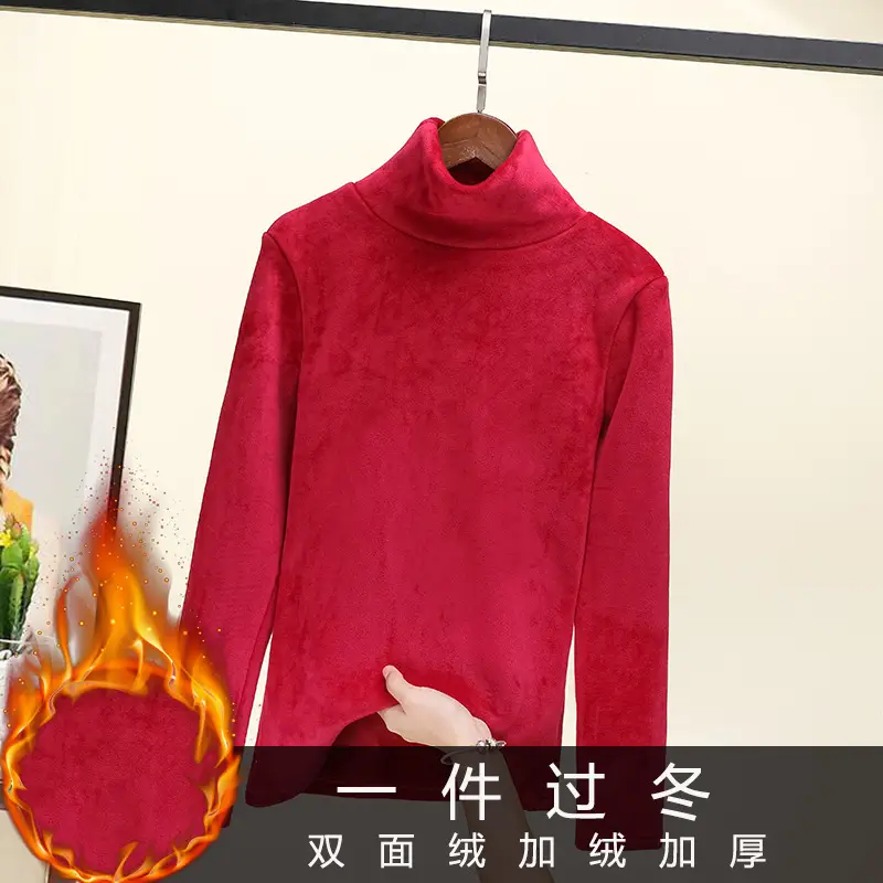 Women Fleece Lined Double-Sided Sweater Winter Top - Image 18