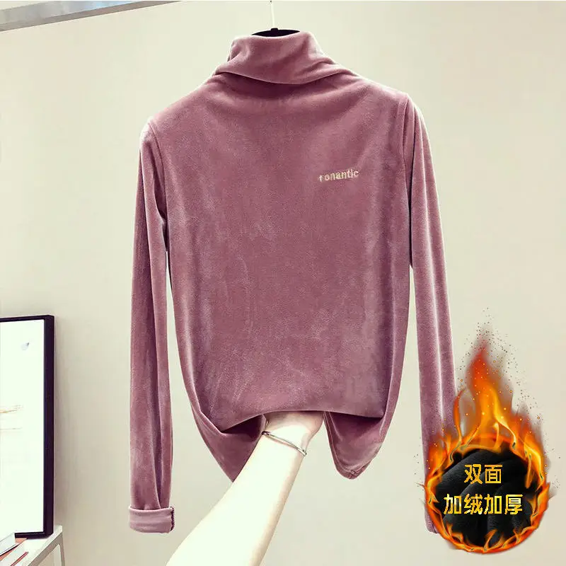 Women Fleece Lined Double-Sided Sweater Winter Top - Image 4