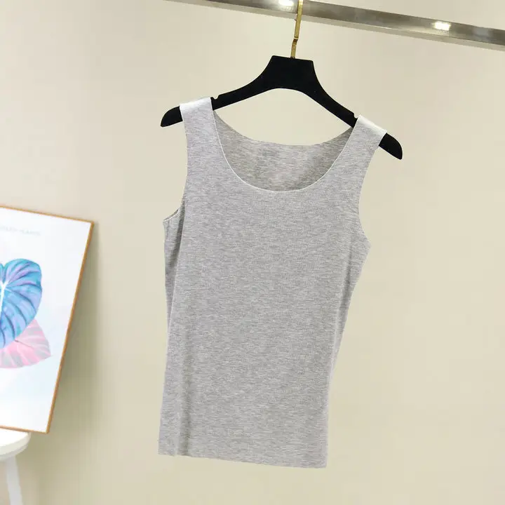 Women's Sleeveless Camisole Pink Large