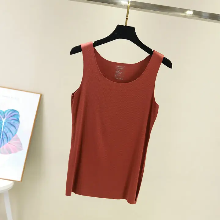Women's Sleeveless Camisole Pink Large