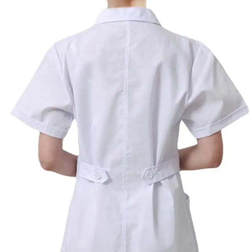 Plus Size White Nurse Coat 100-150kg - Image 5