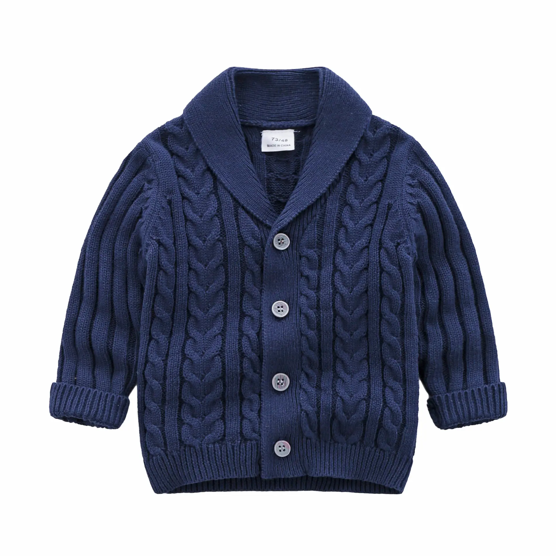 Baby Cardigan Cream Knit Winter Warm Baby Boy Wear - Image 7