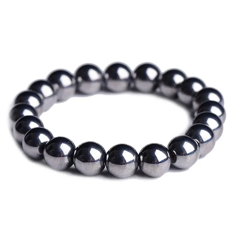 Jingyao Natural Terahertz Stone Bracelet 4-16mm Cross-Border - Image 23