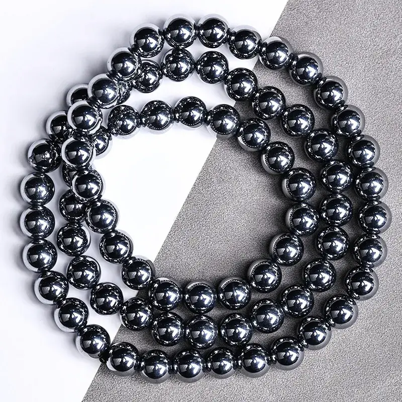 Jingyao Natural Terahertz Stone Bracelet 4-16mm Cross-Border - Image 6