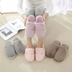 Factory Goods Couple Cotton Slippers Women's Summer Linen Home Indoor Wood Floor Soft Bottom Anti-Slip Shoes Spring and Autumn — feature 2