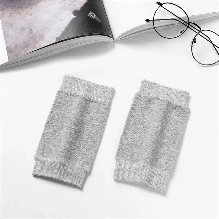 Children's Cotton Elbow Knee Socks Beige Spring Summer - Image 9