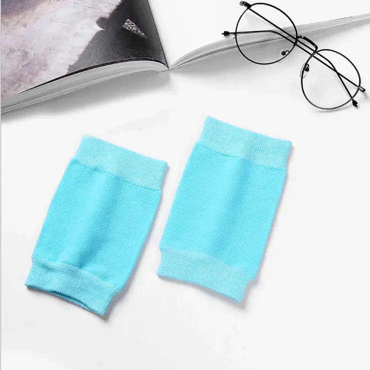 Children's Cotton Elbow Knee Socks Beige Spring Summer - Image 5