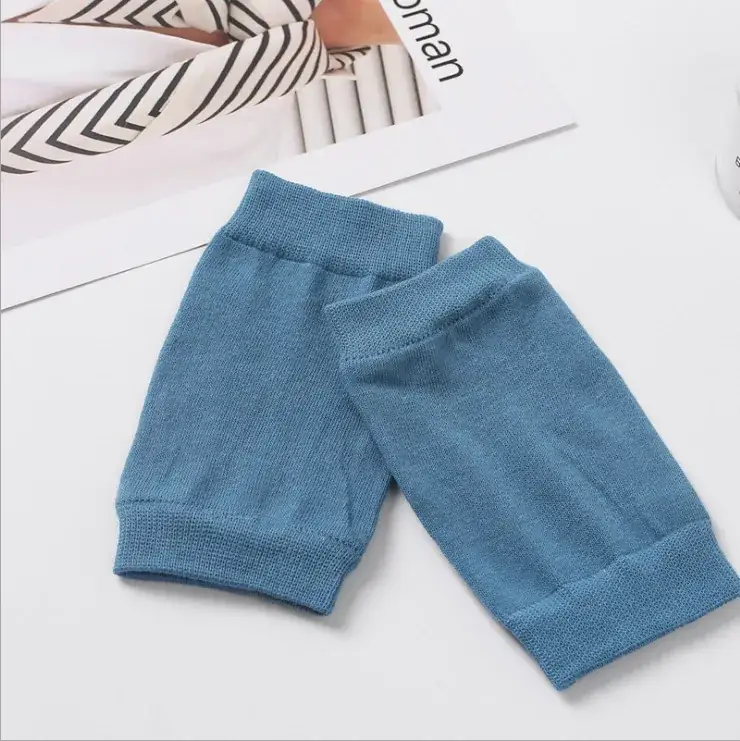 Children's Cotton Elbow Knee Socks Beige Spring Summer - Image 8