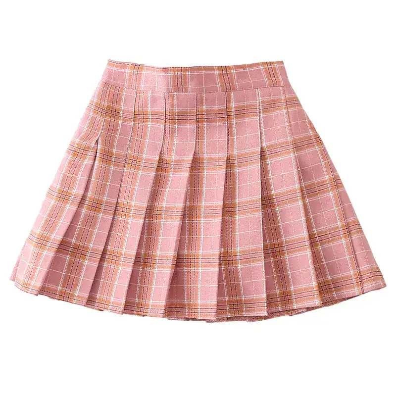 2025 Korean Style Plaid Skirt for Girls Middle Large - Image 9