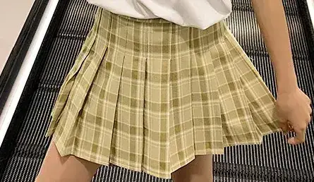 2025 Korean Style Plaid Skirt for Girls Middle Large - Image 4