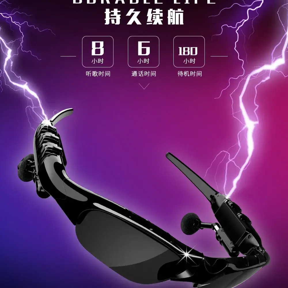 5.0 Wireless Bluetooth Sunglasses Call Sports Driving Glasses