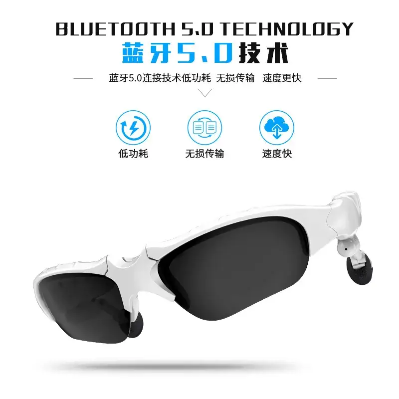 5.0 Wireless Bluetooth Sunglasses Call Sports Driving Glasses