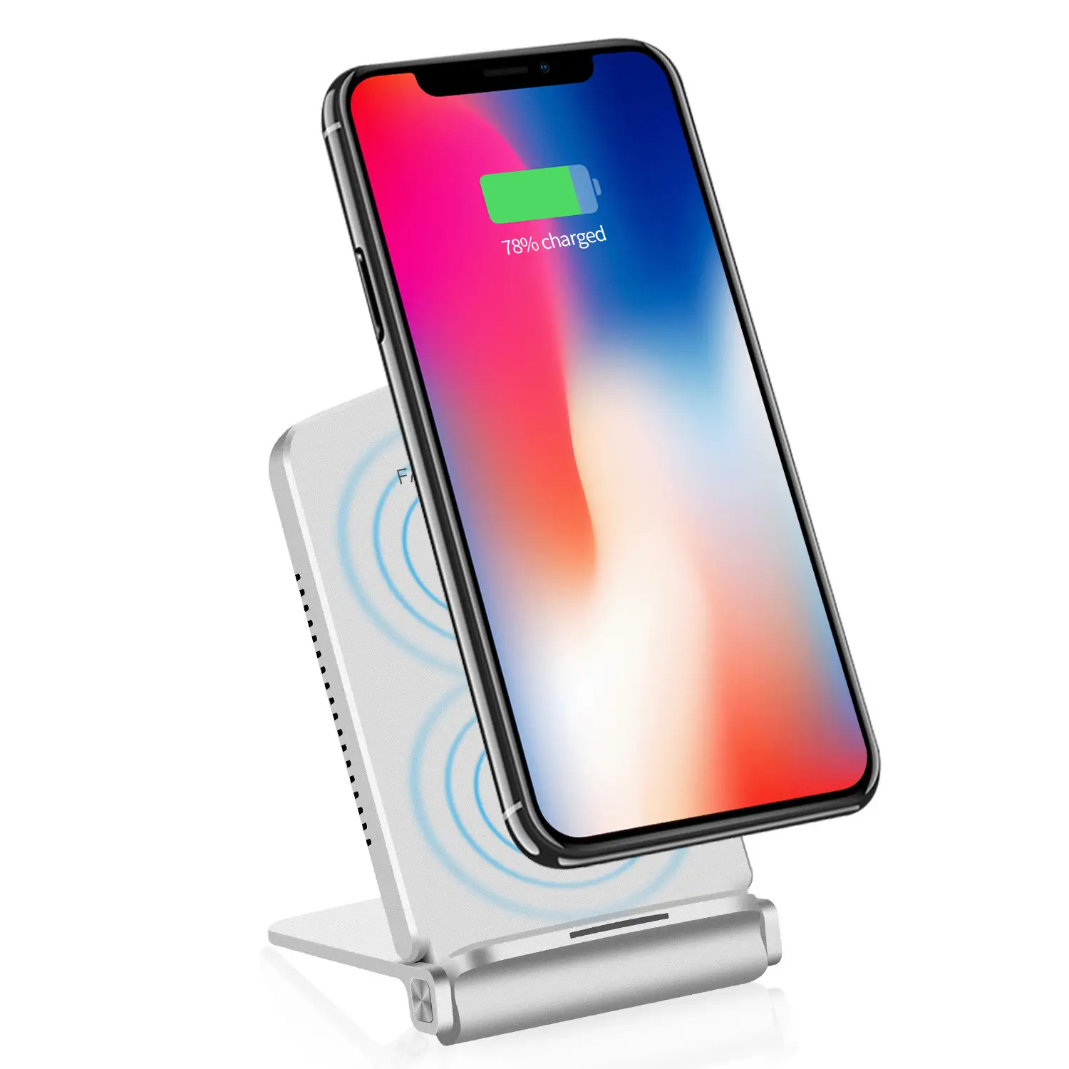 15W Wireless Fast Charging Stand for Apple & Huawei Phones - Image 3