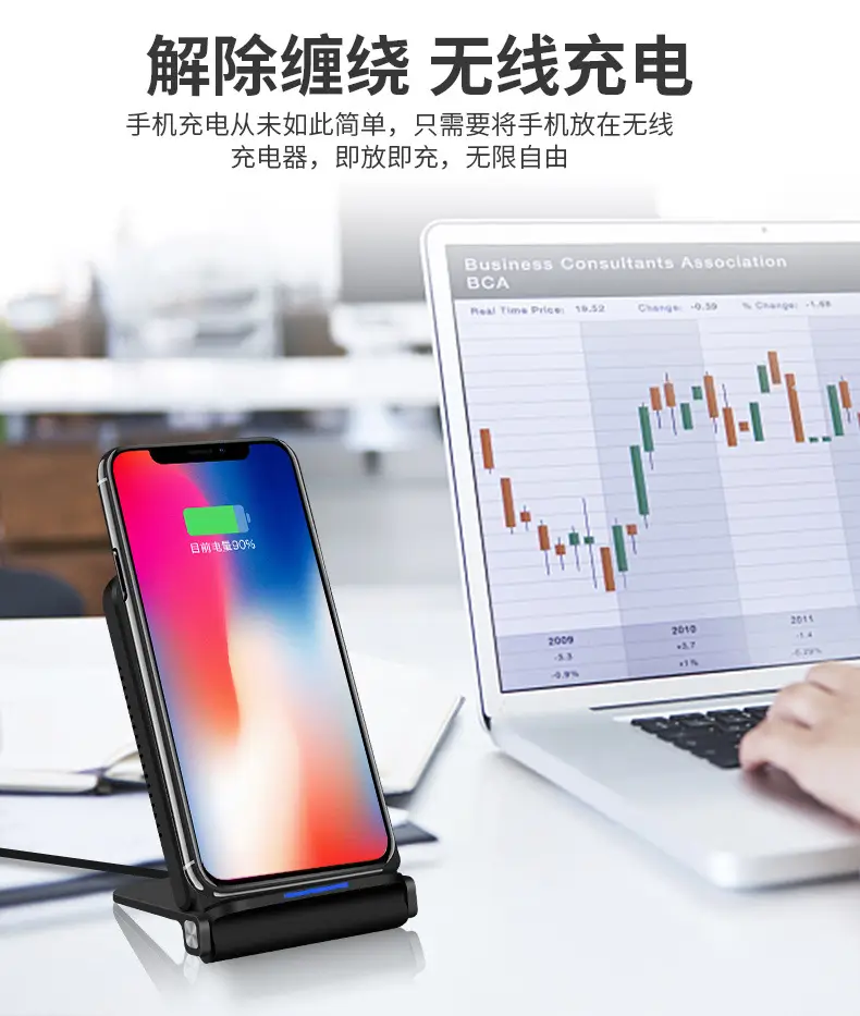 15W Wireless Fast Charging Stand for Apple & Huawei Phones — feature 7