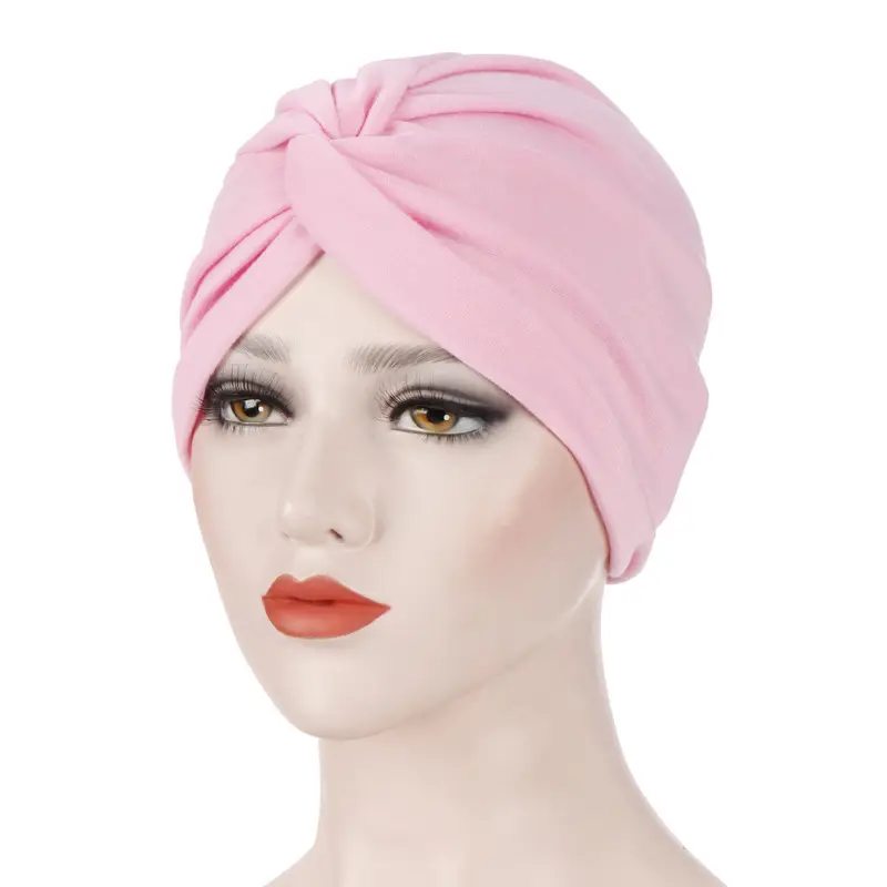 Red Twist Cap for Women Muslim Turban - Image 4