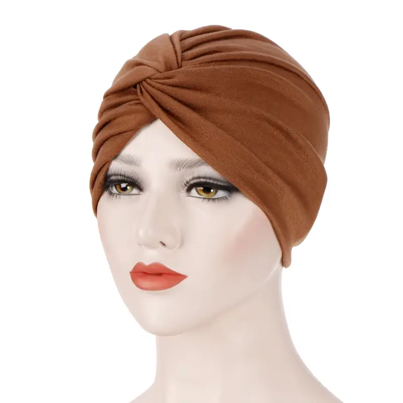 Red Twist Cap for Women Muslim Turban - Image 7