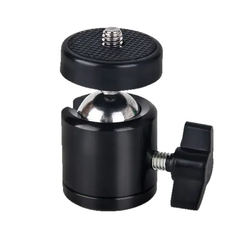 1/4 Joint Dual Ball Head Tripod Camera Mount - Image 25