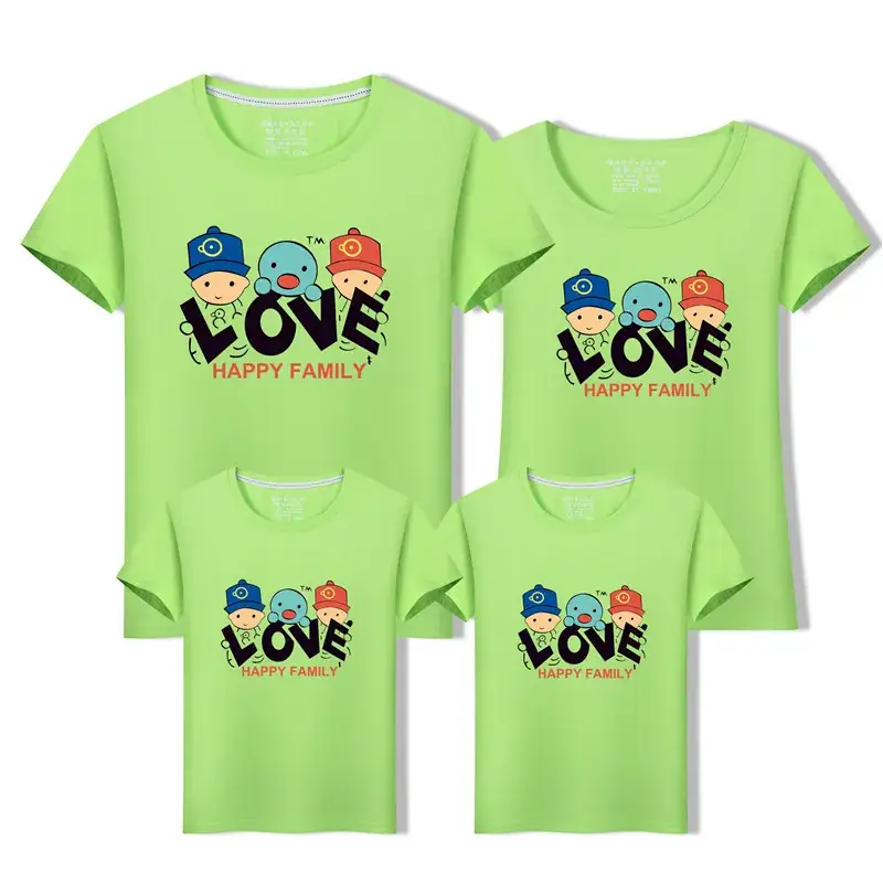 2022 Green Family T-Shirt Set for Kids & Teens - Image 7
