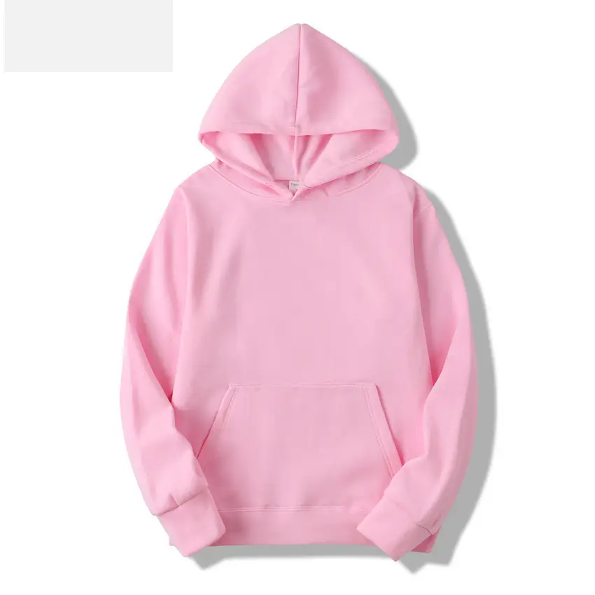 Men's Grey Fleece Hoodie Blank Embryo Shirt
