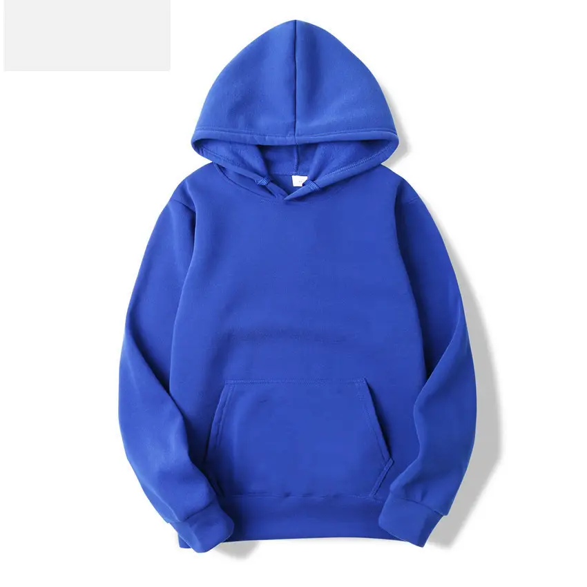Men's Grey Fleece Hoodie Blank Embryo Shirt
