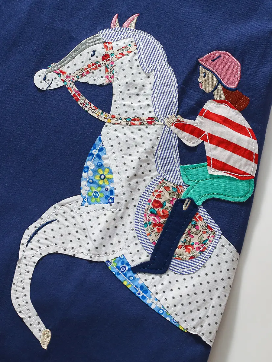 Little Maven Kids Dress European American Cartoon Girls Dress Summer New Girls Short Sleeve Dress - Image 7