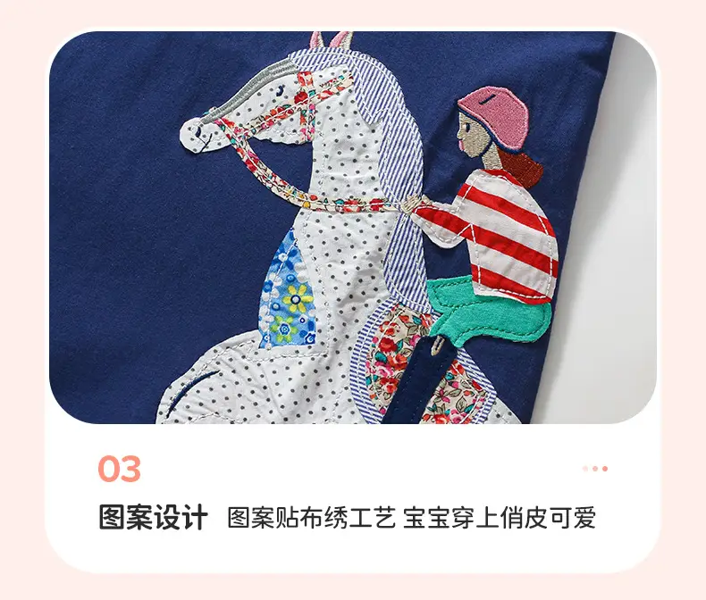 Little Maven Kids Dress European American Cartoon Girls Dress Summer New Girls Short Sleeve Dress — feature 11