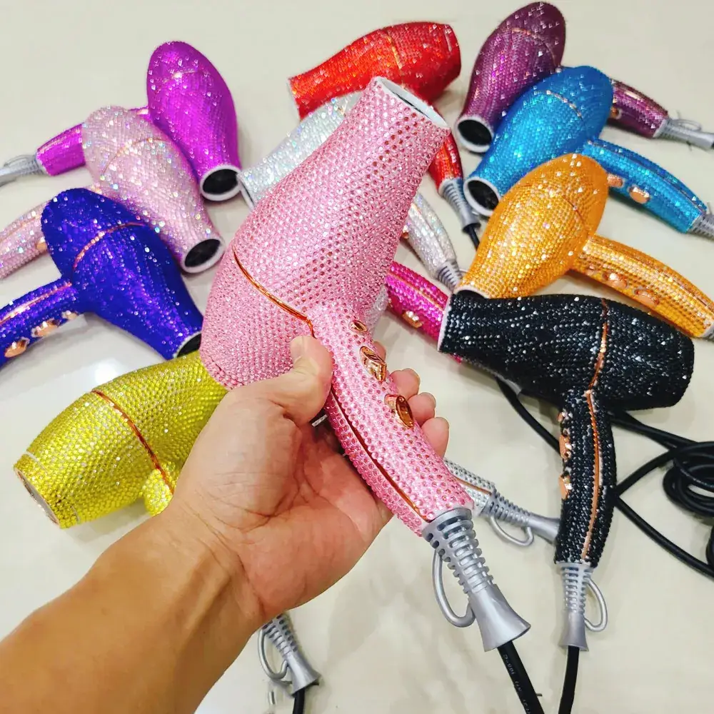 High Power Hair Dryer with Color Drill Comb Set - Image 6