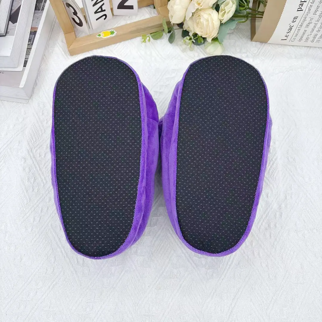 Autumn and Winter Anime Game Peripheral Pet Family Gengar Plush Slippers for Home Indoor Non-Slip Warm Cotton Slippers — feature 9