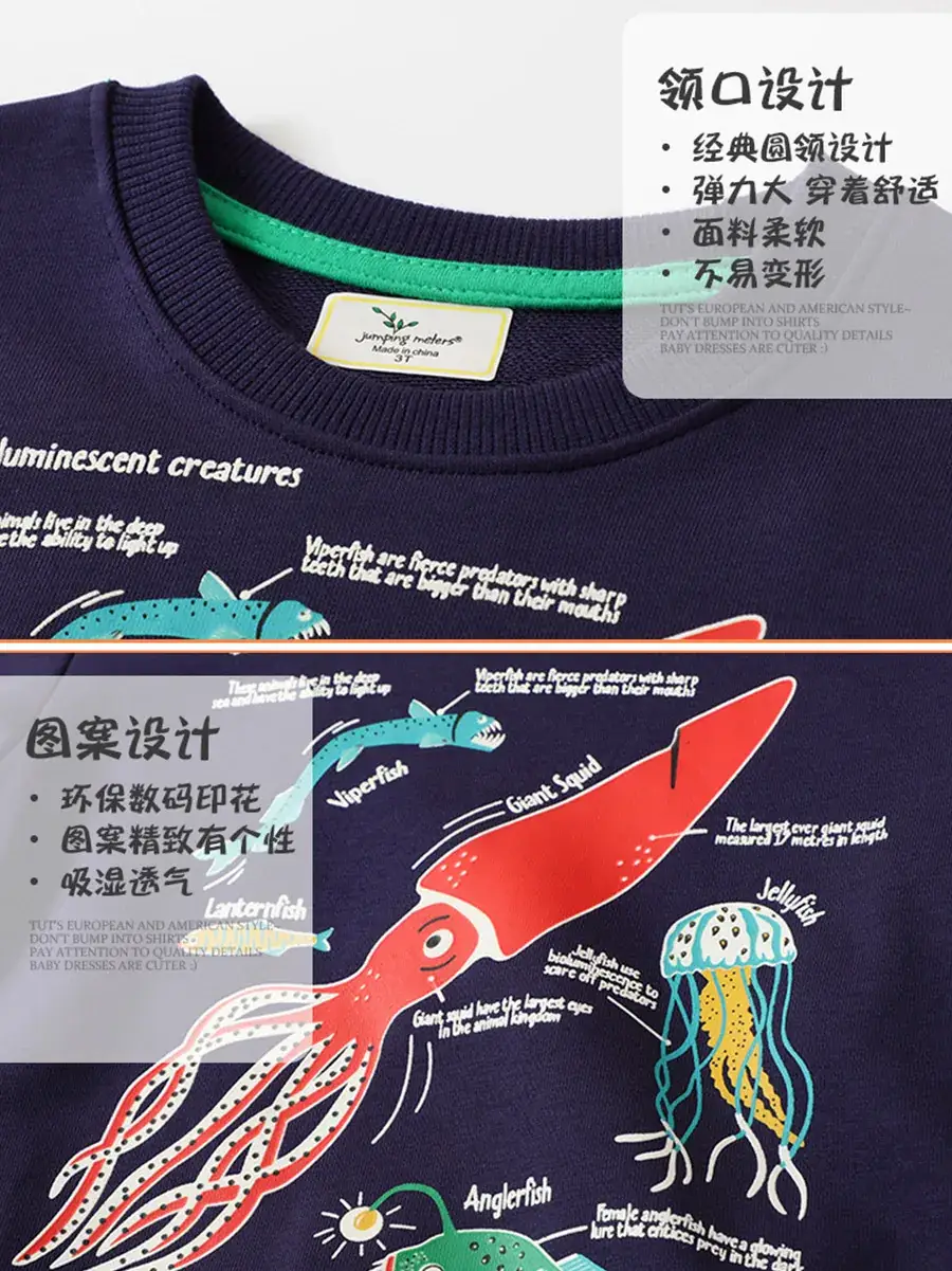 Autumn Long Sleeve Cartoon Pullover for Boys - Image 5
