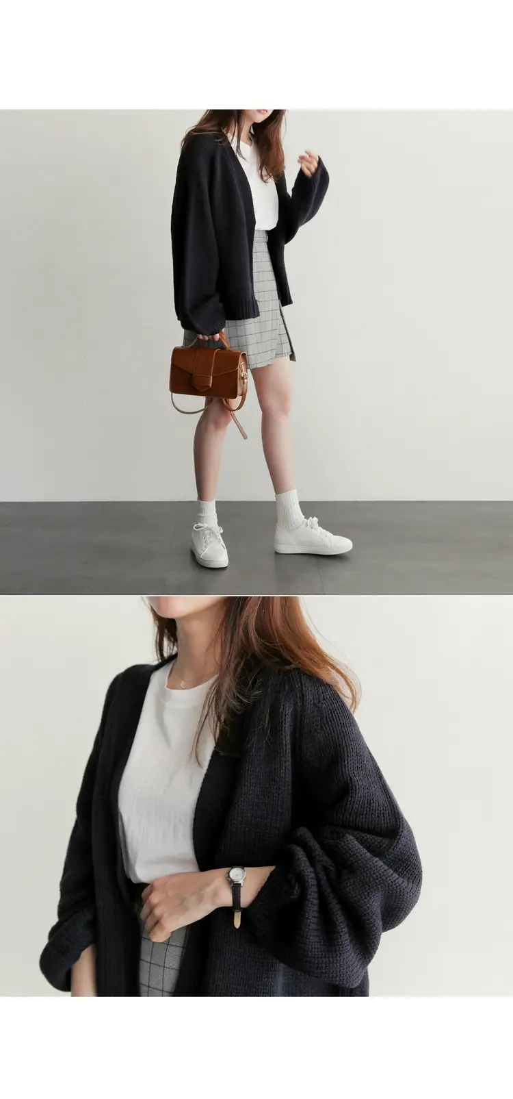 Spring Women Knitted Cardigan 2025 Lazy Loose Short — feature 11