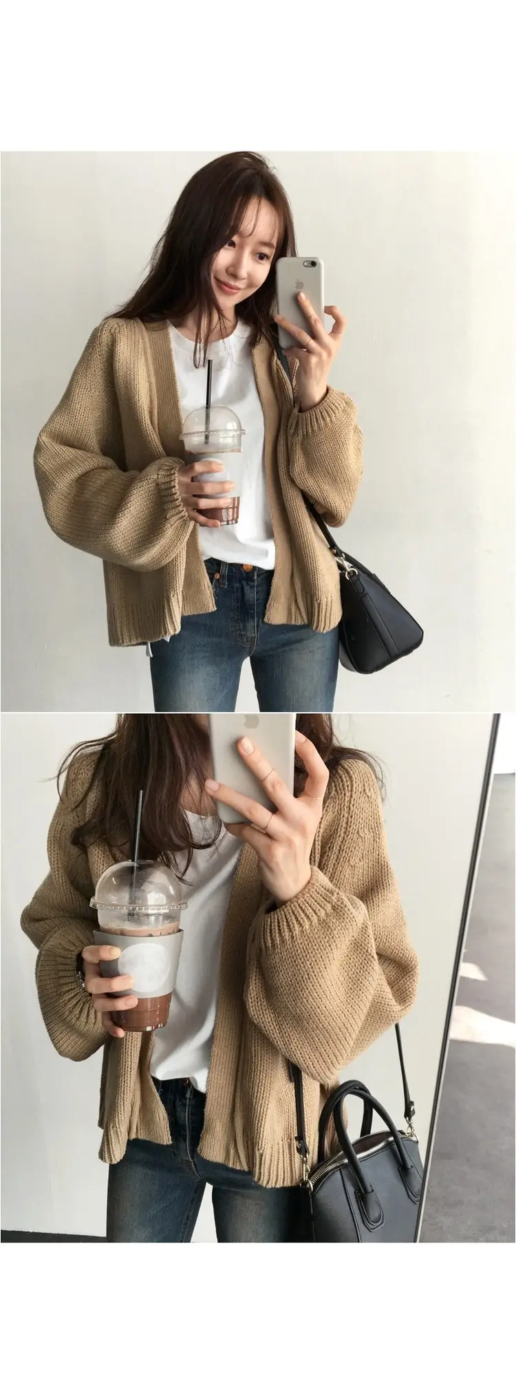 Spring Women Knitted Cardigan 2025 Lazy Loose Short — feature 7