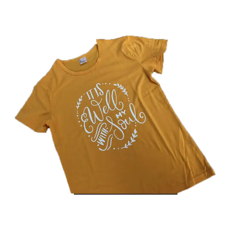 It's Well With My Soul Lettered T-Shirt Red