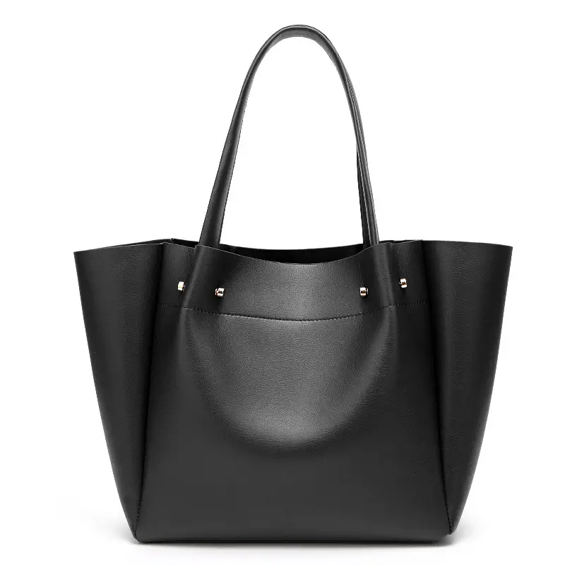 Women's Brown Satchel Shoulder Bag Large Capacity European Style - Image 2
