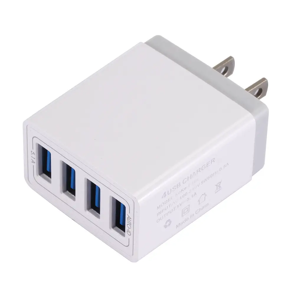 4 USB 5.1A Travel Charger for Mobile & Tablet - Image 2