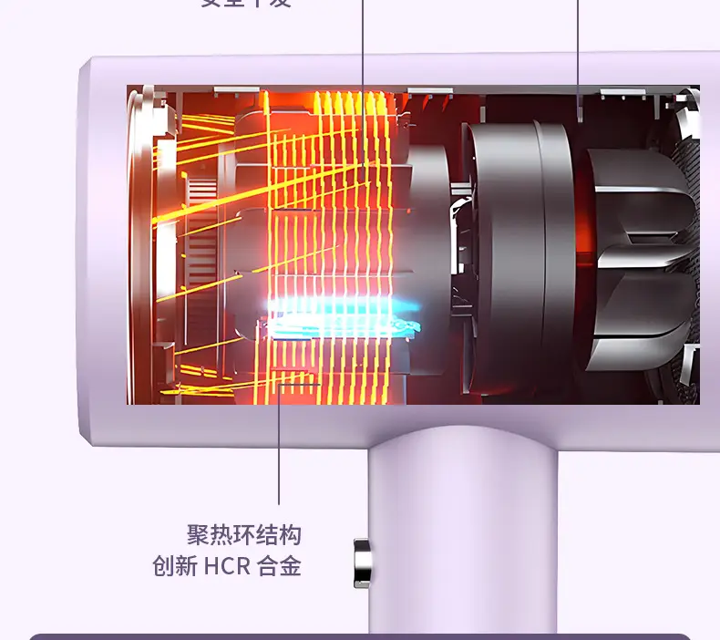 High-Speed Hair Dryer with Blue Light & Negative Ion Technology — feature 20