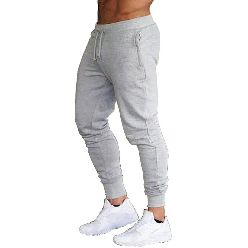 Men's Black Slim Fit Running Sports Pants - Image 7