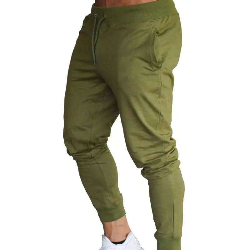 Men's Black Slim Fit Running Sports Pants - Image 9