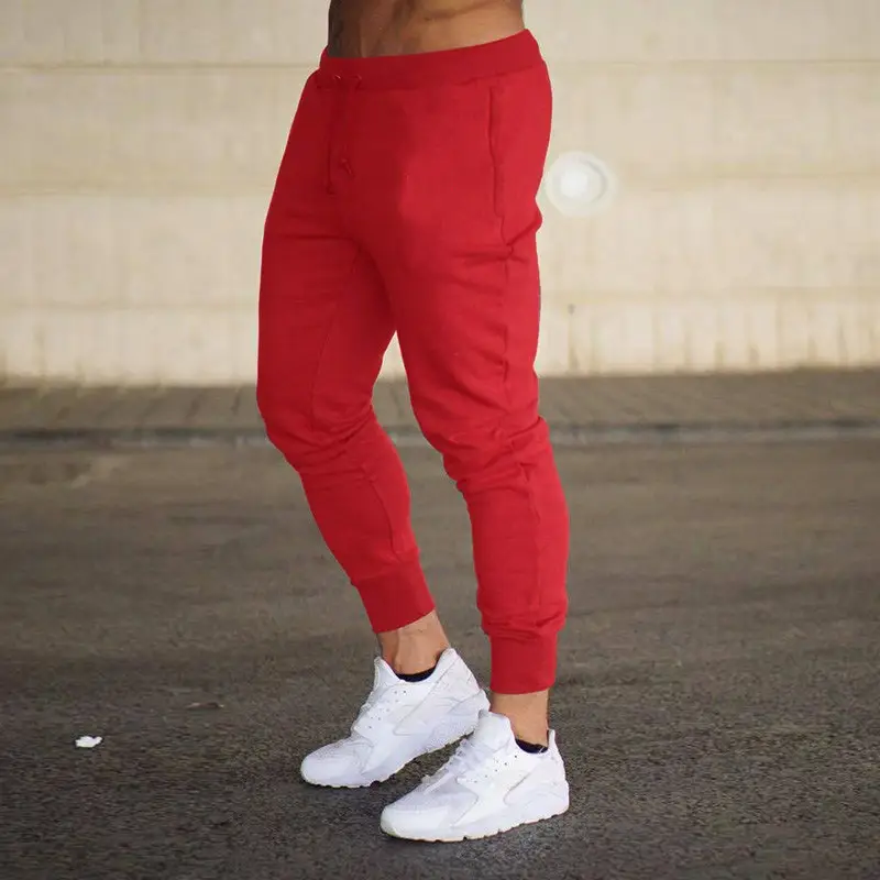 Men's Black Slim Fit Running Sports Pants - Image 10