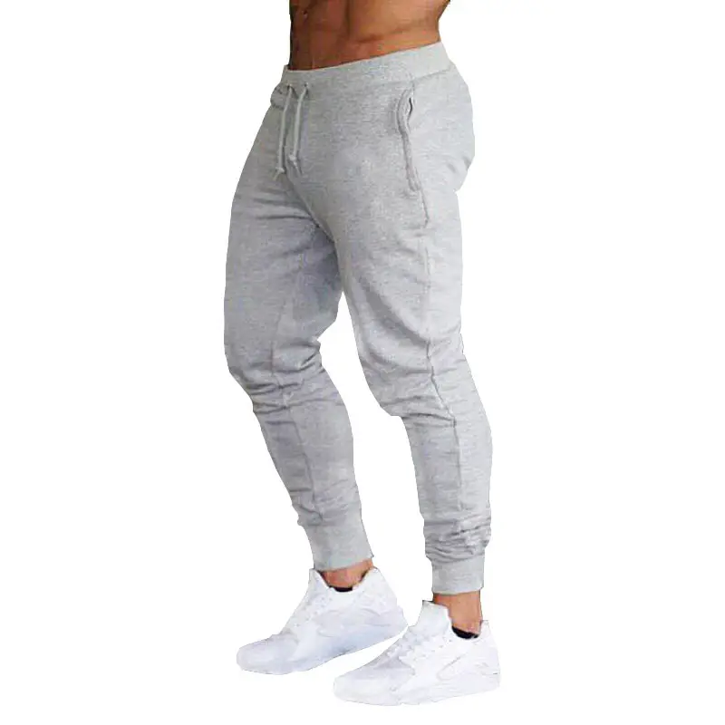 Men's Black Slim Fit Running Sports Pants - Image 3
