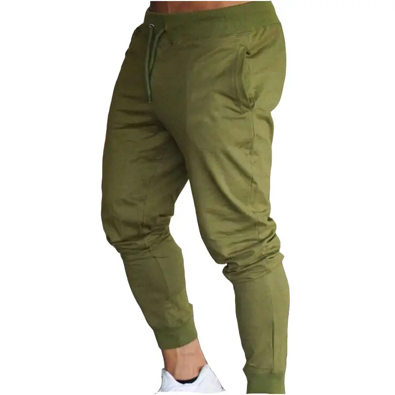 Men's Black Slim Fit Running Sports Pants - Image 4