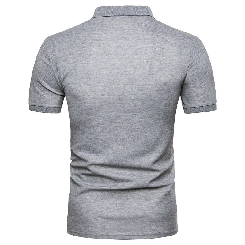 Men Cross-Border Polo Shirt Set White Black Grey Digital Print — feature 11