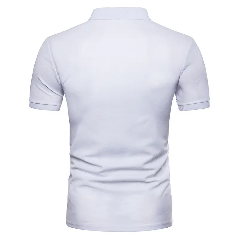 Men Cross-Border Polo Shirt Set White Black Grey Digital Print — feature 8