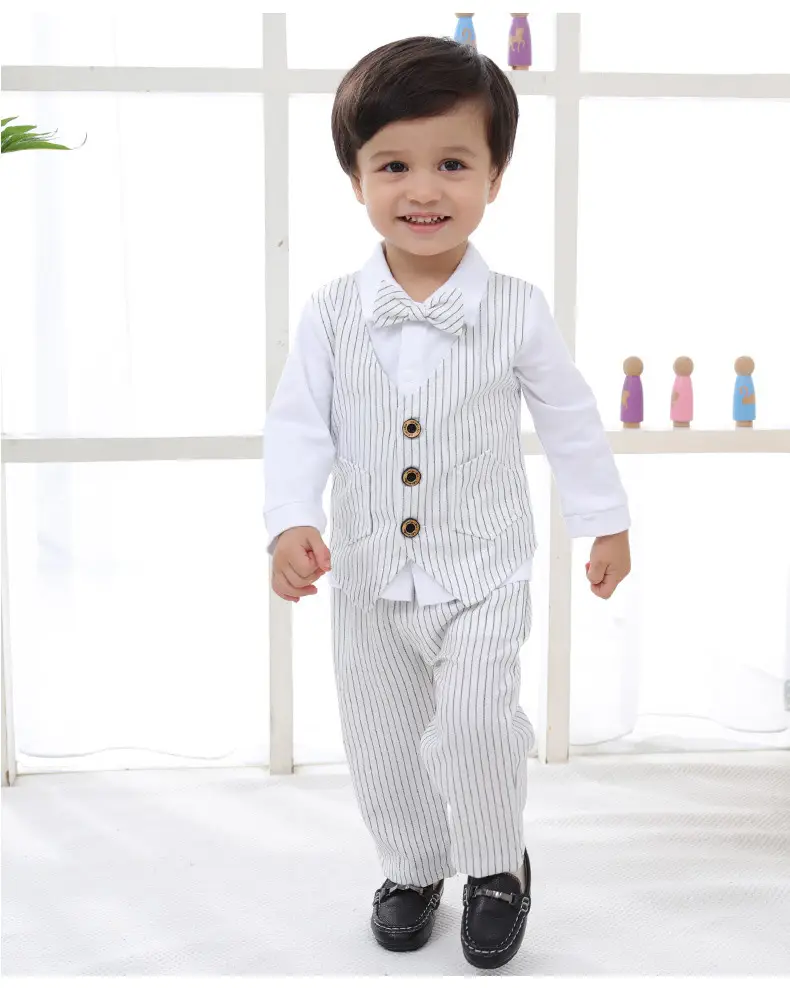Baby Suit Blue Striped Kids 1 Year Old — feature 10