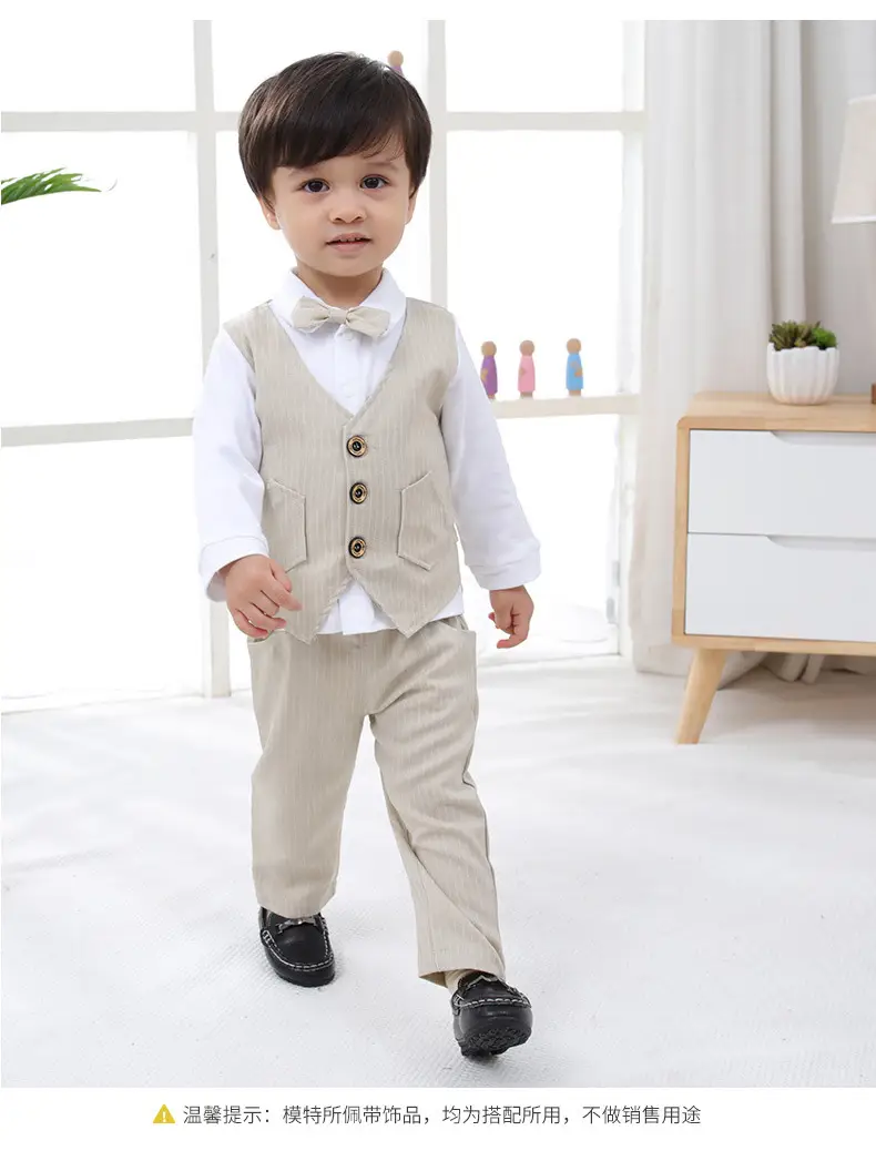 Baby Suit Blue Striped Kids 1 Year Old — feature 11
