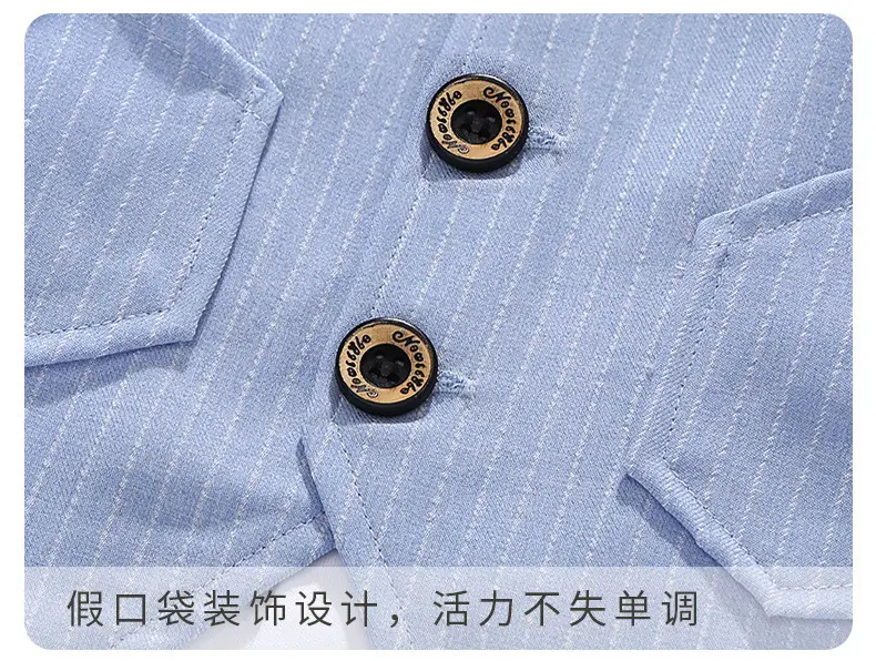 Baby Suit Blue Striped Kids 1 Year Old — feature 17