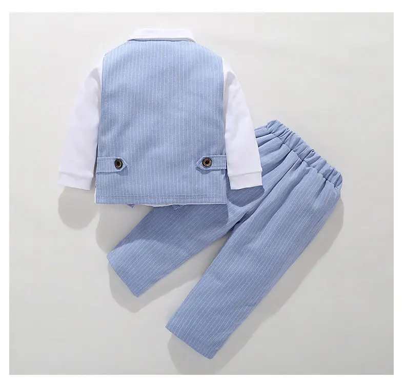 Baby Suit Blue Striped Kids 1 Year Old — feature 21